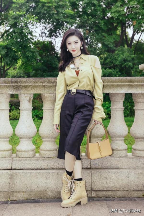 景甜才是真“仙女姐姐”，穿薄荷綠紗裙美出新高度，看了讓人心動