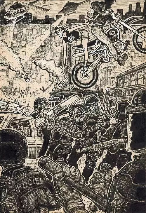 一張未畫完的美女畫像，在畫家的筆下變成了跌宕起伏漫畫故事