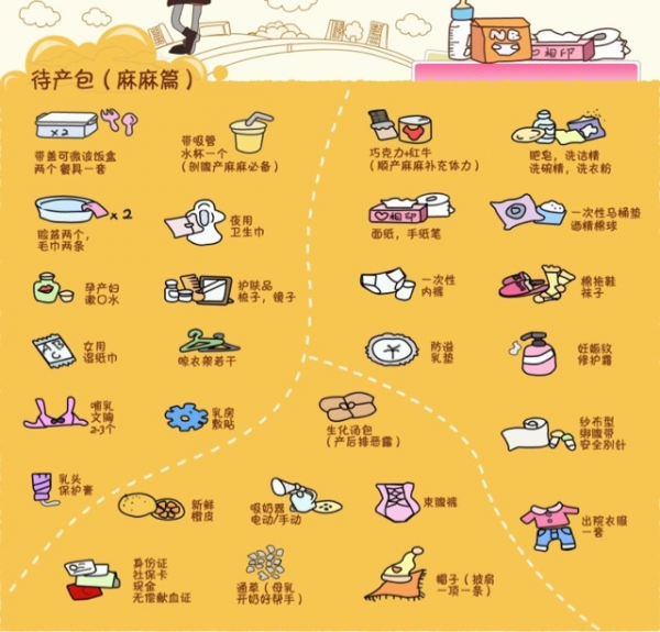 預產期臨近，準爸爸在家演練去醫院，醫生：別忘了這份待產包清單