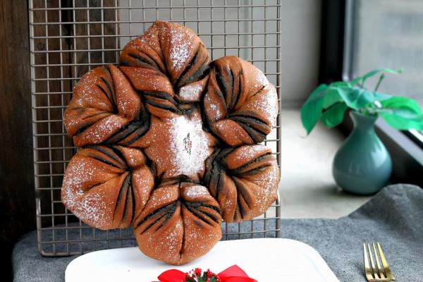 做了1朵雪花給老公吃，層層疊疊香軟拉絲，一口就上癮，哈哈