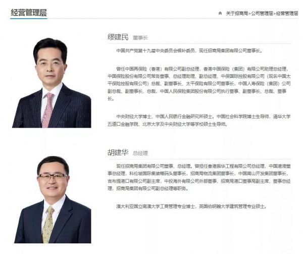 招商局集團領導班子成員 招商局集團領導班子成員