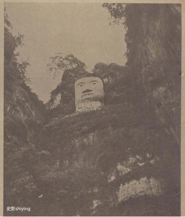 從老照片看百年前的樂山大佛 從老照片看百年前的樂山大佛
