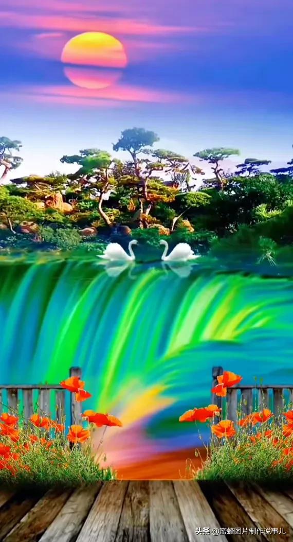 風景桌布美圖，祖國江山如畫，美不勝收