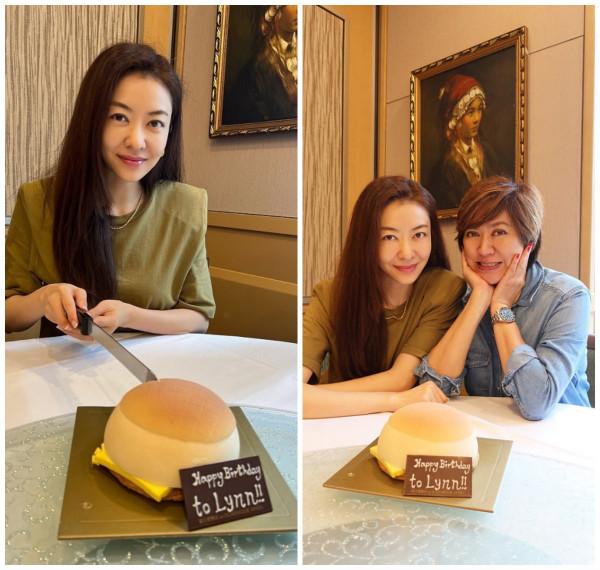 熊黛林身材高挑，長相也沒什麼變化，選的上衣太有美感