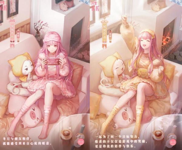 閃耀暖暖新福利解鎖的非凡套裝 超萌的豬豬眼罩 幹物妹暖暖登場