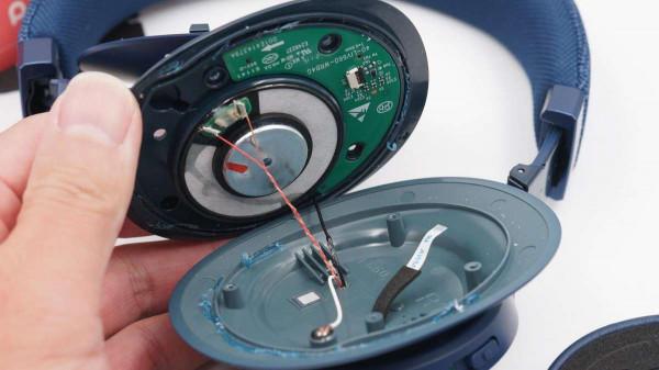 JBL LIVE660NC頭戴式降噪耳機拆解報告：恆玄BES2300YP藍芽音訊SoC