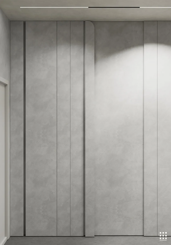 62㎡水泥灰+原木，溫暖舒適