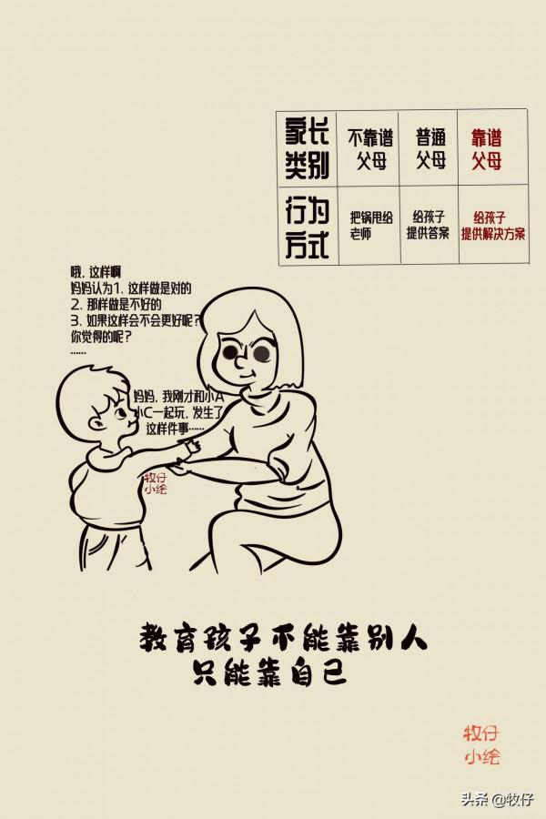 靠譜的家長應該這樣做…