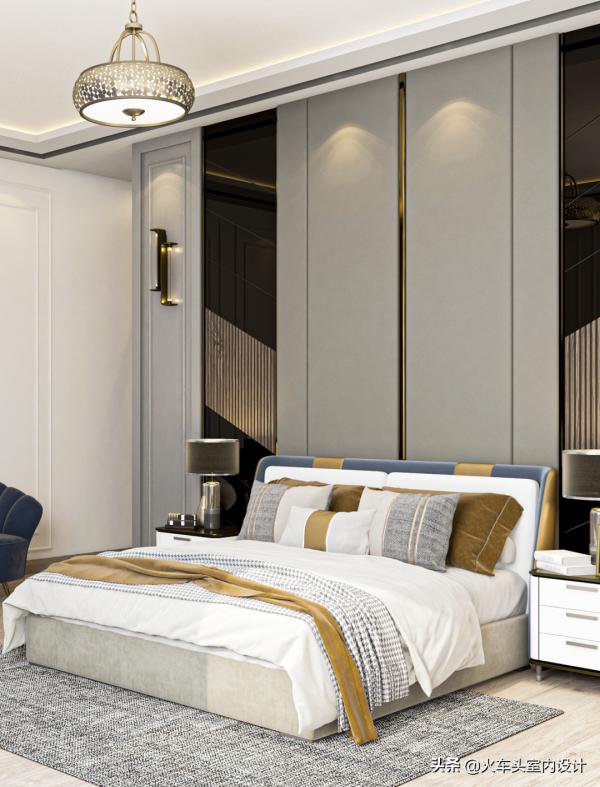 這些輕奢系臥室裝修設計真美