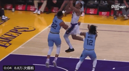 詹姆斯稱讚莫蘭特封蓋：這傢伙小腿裡裝了火箭