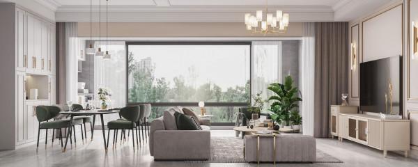 140平輕美式 - 簡約線條的自然浪漫