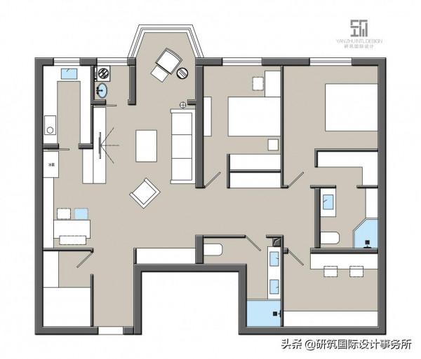 140㎡簡美風~頗具格調
