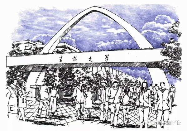 中國大學校門手繪，快來看有沒有你的大學