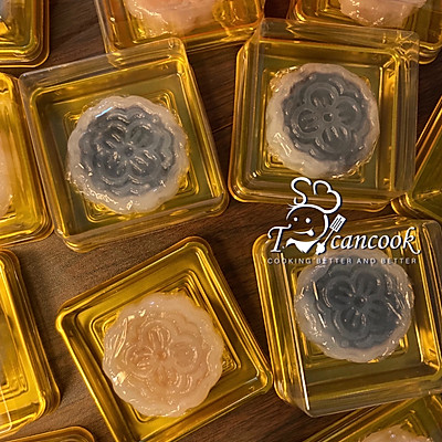 廣式點心——芝麻/花生水晶餅 廣式點心——芝麻/花生水晶餅