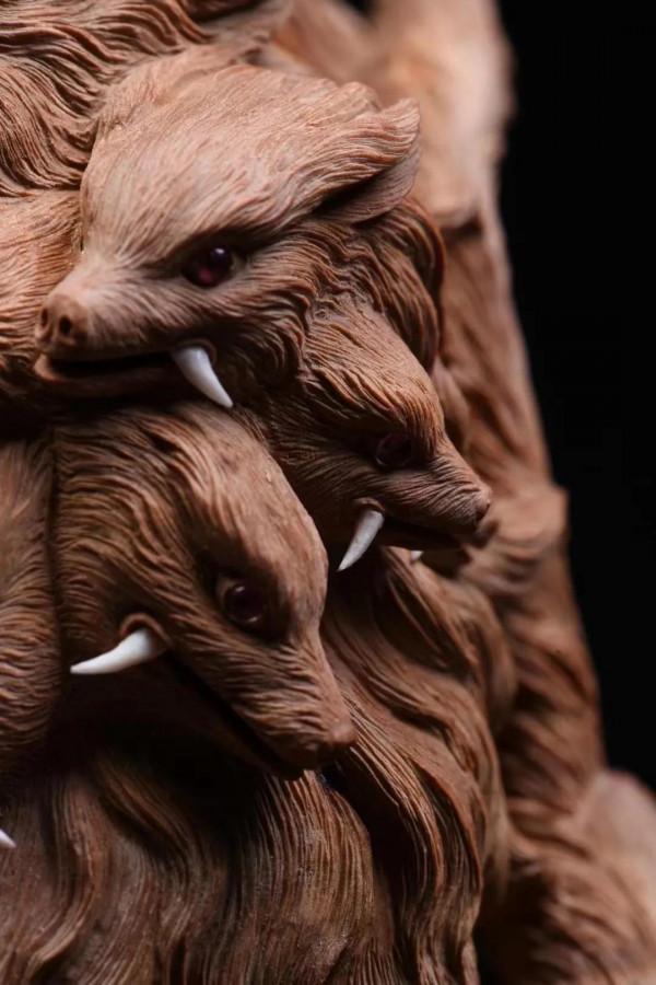 蠪蛭！山海經裡走出來的神獸！這麼別緻的木雕，您可見過？