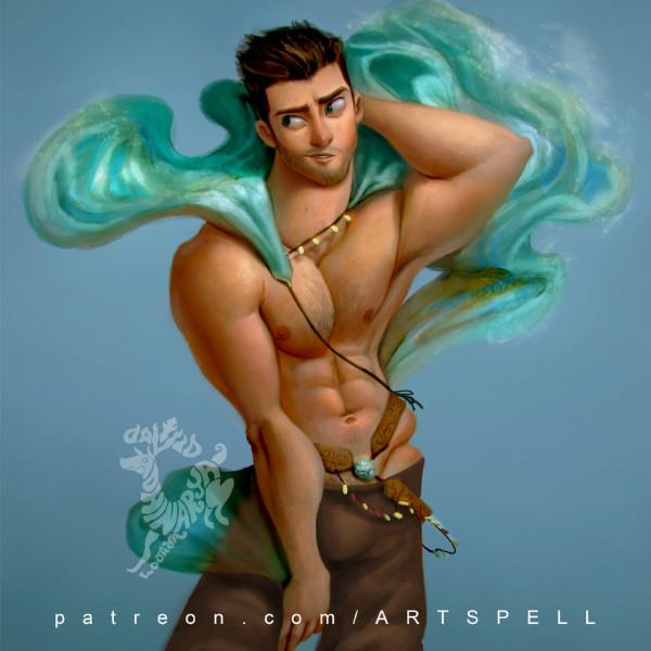 印尼視覺發展藝術家的插畫，自帶Q版的喜感