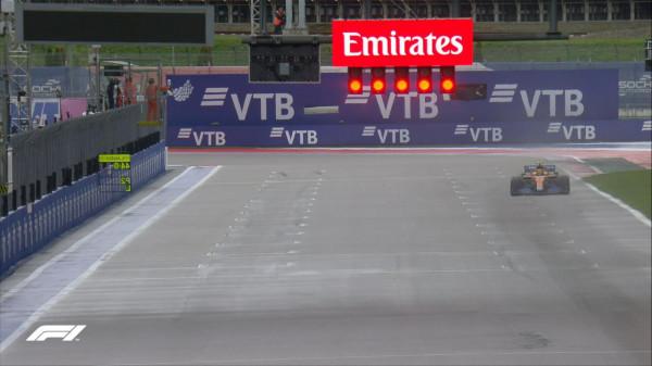 絕對意外！諾里斯、塞恩斯和拉塞爾稱霸F1俄羅斯排位賽