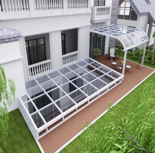 陽光房又出新花樣，自帶曲線美，智慧控制兩種狀態隨意，好清潔