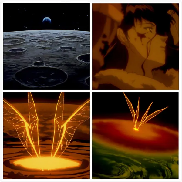 《新世紀福音戰士》第十使徒“空天使”，從空中墜落的生體炸彈