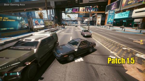 《賽博朋克2077》1&period;5版和原版對比影片 物理細節更佳