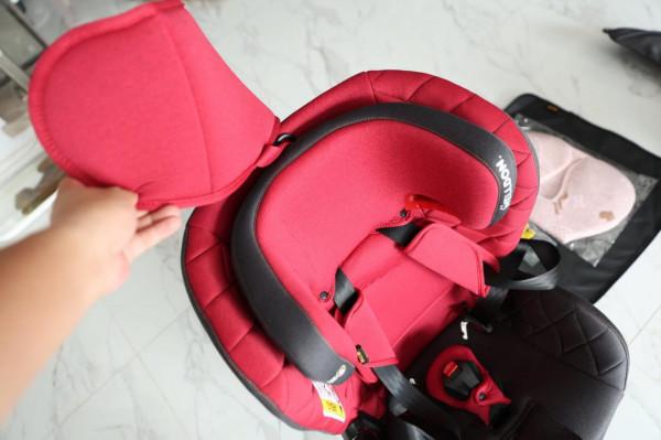 「生活多麼美好」惠爾頓星願兒童安全座椅曬物分享