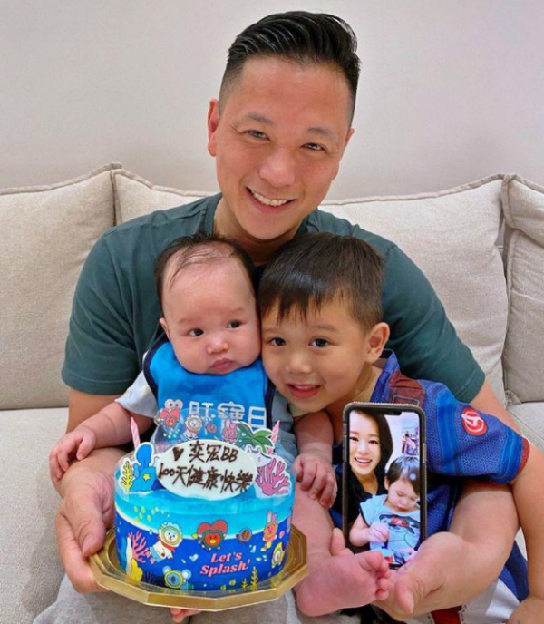 溫馨！胡杏兒一家入住酒店度假，分享與兩個兒子同浸泡泡浴合照