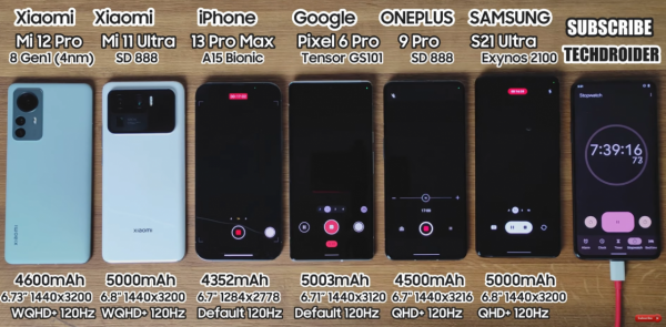 6款旗艦機續航與發熱測試：蘋果仍是老大，小米兩款手機表現較差