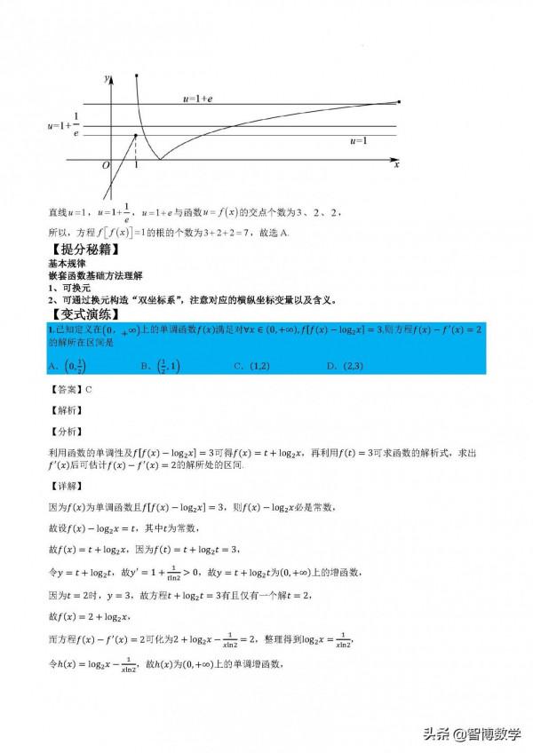 精品專題----複合二次型和鑲嵌函式的零點