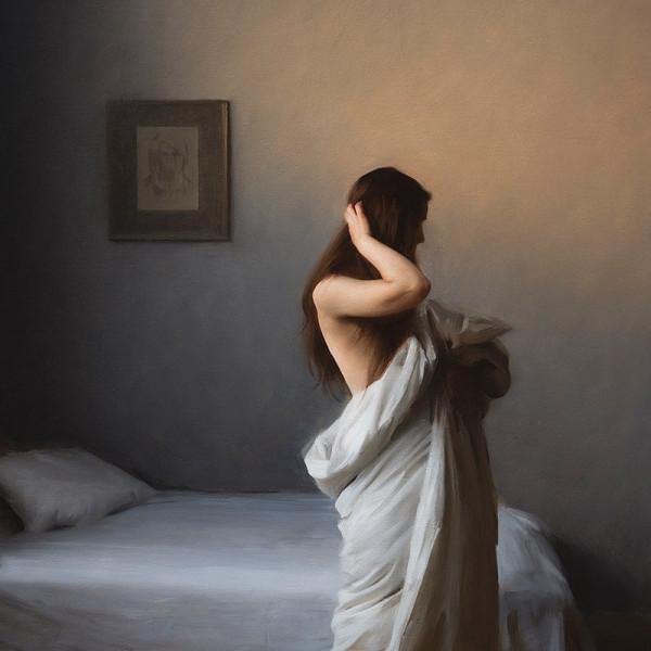 平凡的日子——Art Nick Alm女性人物繪畫作品