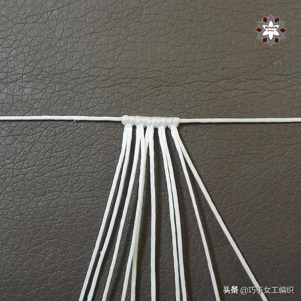 用繩子就能編出漂亮的雪花，超詳細的教程，一步一步教你編