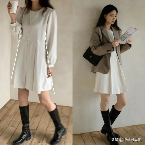 入冬的6條厚裙子，太顯瘦了