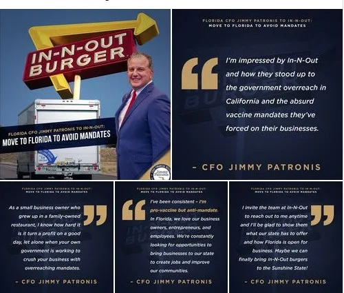 拒不檢查疫苗In-N-Out加州又關店,佛羅里達發邀請歡迎搬家 拒不檢查疫苗In-N-Out加州又關店,佛羅里達發邀請歡迎搬家