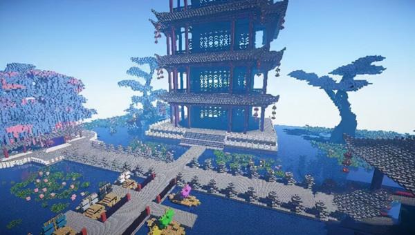 《我的世界》裡大佬造房，巨佬建海港，只有我在流浪