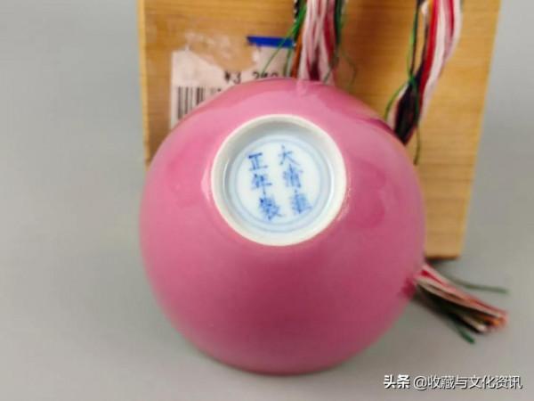 雍正胭脂紅杯鑑賞