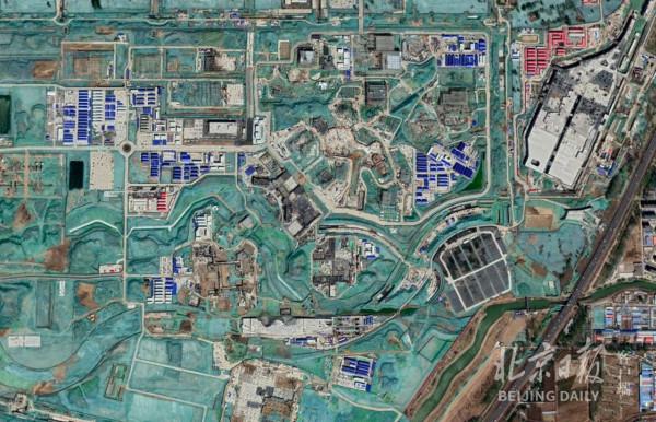 獨特視角！60萬米高空看北京環球度假區6年蝶變