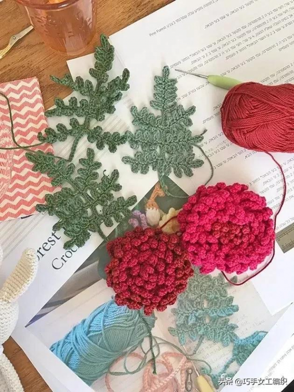 家裡的電源線用這招改造太讚了，多種葉子的鉤法，美爆整個家