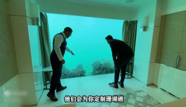 將臥室蓋在海底，每天看著魚群入睡，迪拜土豪的海洋別墅