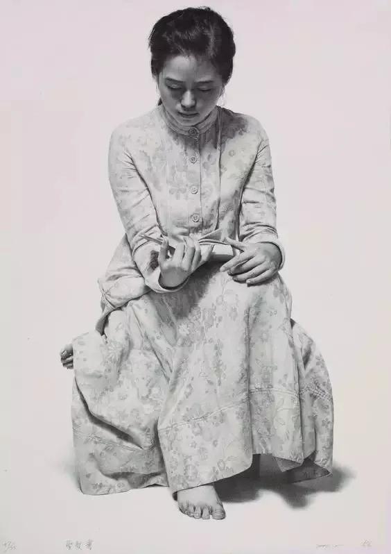 冷軍的寫實素描作品 冷軍的寫實素描作品