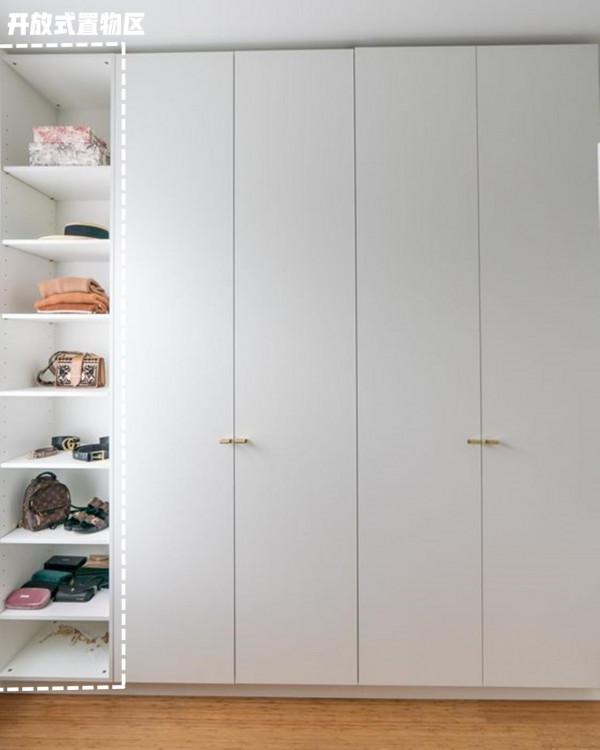 床尾定製一排衣櫃，為了更好用靠窗留1㎡，多6個裝修樣板不會出錯