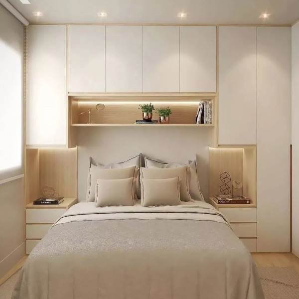 臥室裝修別再整床頭櫃了,不如花心思做個好用的床頭板,增加收納 臥室裝修別再整床頭櫃了,不如花心思做個好用的床頭板,增加收納