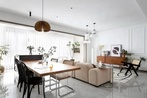 147㎡兩居,隨處可見的綠植搭配櫻桃木,GET“鹽系”美宅 147㎡兩居,隨處可見的綠植搭配櫻桃木,GET“鹽系”美宅