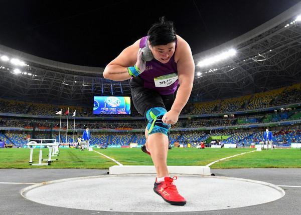 田徑——女子鉛球決賽賽況 田徑——女子鉛球決賽賽況