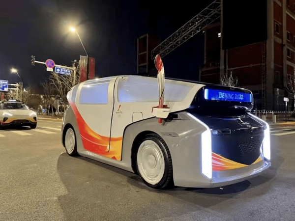 北京冬奧科技感十足，自動駕駛汽車成火炬手，智慧餐廳3分鐘出餐