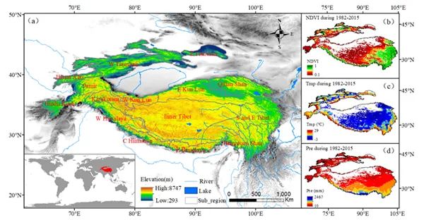 高亞洲地區植被動態變化驅動機制研究獲進展 高亞洲地區植被動態變化驅動機制研究獲進展