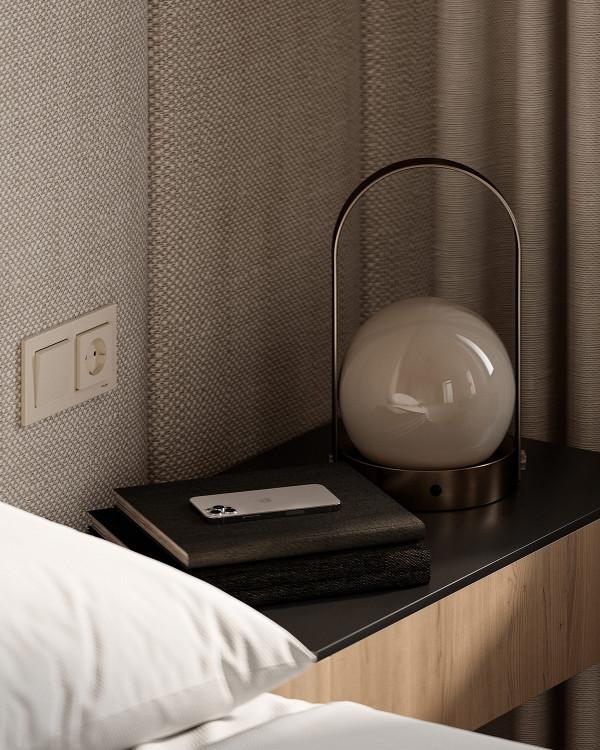 分享一套現代家居設計，奶油色的裝飾和舒適的燈光增添了時尚優雅