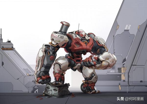 帥氣的一組機械機甲插畫作品！誰說鋼鐵大塊頭沒有美感