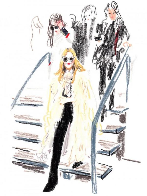 時尚插畫師Damien Florébert Cuypers繪製出隨性而自由的時尚插畫