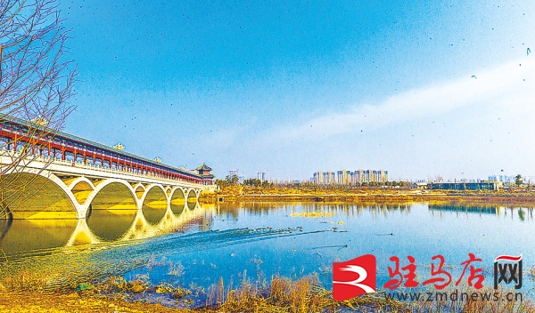 練江河景觀大橋景色宜人