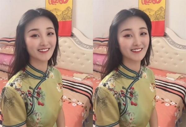 大衣哥兒媳氣質挺好的,穿綠色旗袍顯出風韻,有點胖但挺耐看 大衣哥兒媳氣質挺好的,穿綠色旗袍顯出風韻,有點胖但挺耐看