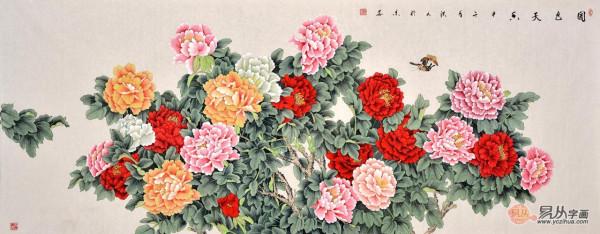 國家一級美術師張洪山作品欣賞：專攻花鳥，雅俗共賞